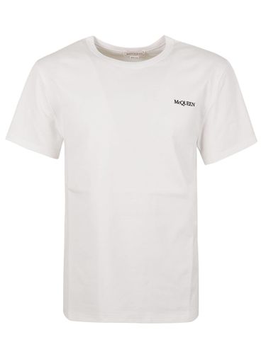 Chest Logo Regular T-shirt - Alexander McQueen - Modalova