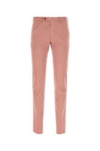 Pink Stretch Cotton Blend Silkochino Pant - PT Torino - Modalova