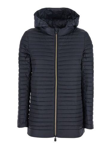 Alima Down Jacket With Tone-on-tone Logo Patch On The Sleeve In Tech Fabric Woman - Save the Duck - Modalova