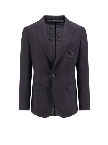 Dolce & Gabbana Black Wool Blazer - Dolce & Gabbana - Modalova