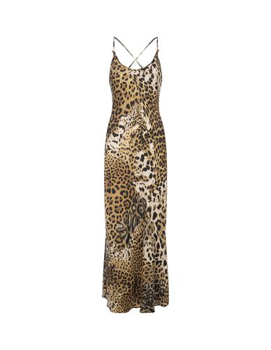 Lingerie Dress With Leopard Print - Roberto Cavalli - Modalova