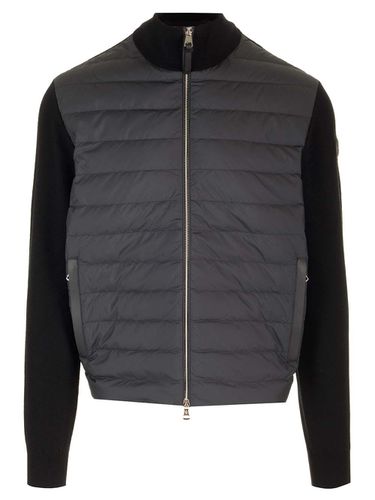 Padded Wool And Cashmere Cardigan - Moncler - Modalova