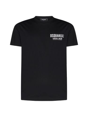 Dsquared2 Logo Cotton T-shirt - Dsquared2 - Modalova