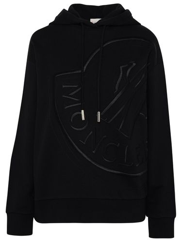 Moncler Black Cotton Sweatshirt - Moncler - Modalova