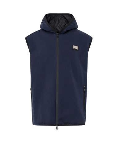 Sleeveless Jacket With Hood - Dolce & Gabbana - Modalova