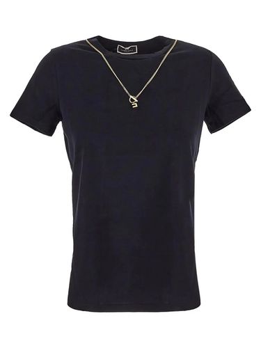 Elisabetta Franchi Black T-shirt - Elisabetta Franchi - Modalova