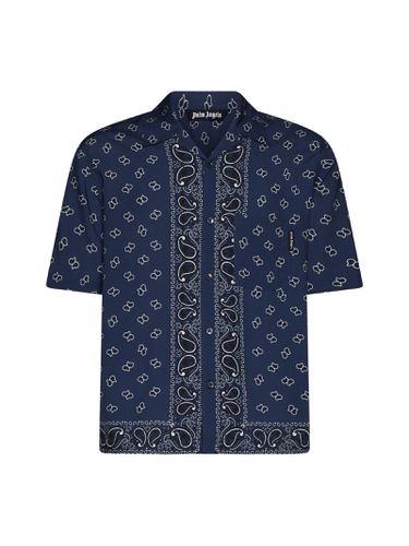 Printed Short Sleeved Shirt - Palm Angels - Modalova