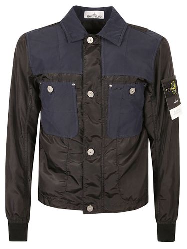 Logo Patched Utility Jacket - Stone Island - Modalova