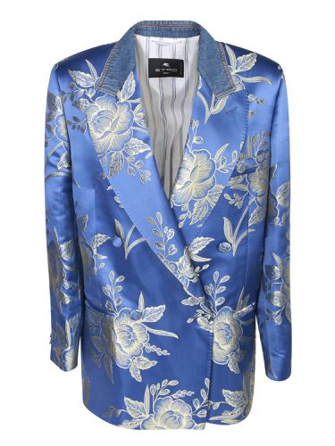 Jacquard Double-breasted Jacket - Etro - Modalova