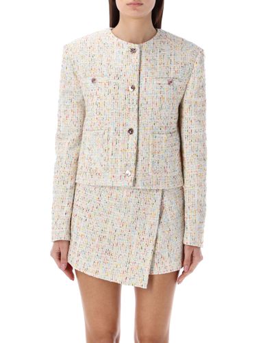 MSGM Tweed Cropped Jacket - MSGM - Modalova