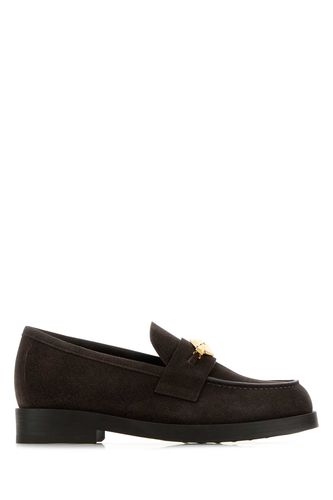 Brown Suede Maddie Diamond Loafers - Jimmy Choo - Modalova