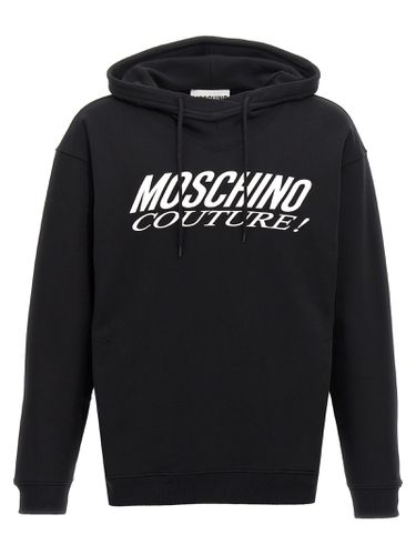 Moschino Logo Print Hoodie - Moschino - Modalova