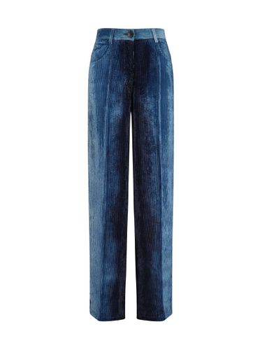 Forte_Forte Wide Leg Trousers In Degrad Velvet Denim - Forte Forte - Modalova