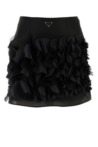 Prada Black Silk Mini Skirt - Prada - Modalova