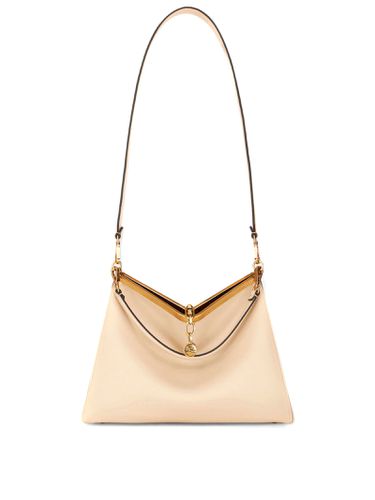 Beige Leather Vela Shoulder Bag - Etro - Modalova