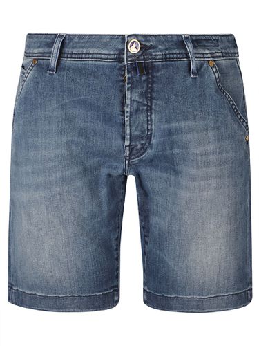 Jacob Cohen Button Denim Shorts - Jacob Cohen - Modalova