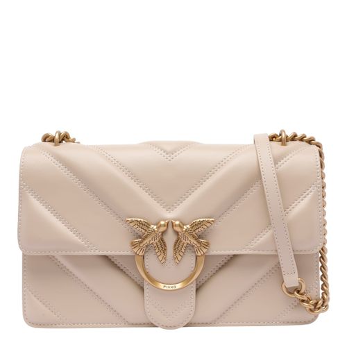 Pinko Quilted Love Bag With Logo - Pinko - Modalova