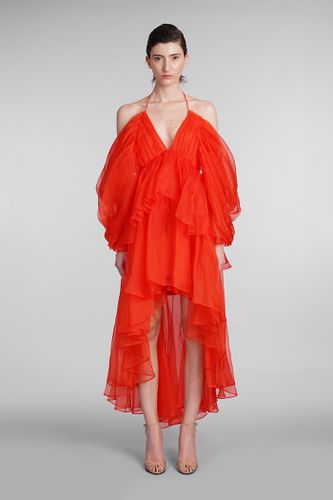 Zimmermann Dress In Red Silk - Zimmermann - Modalova