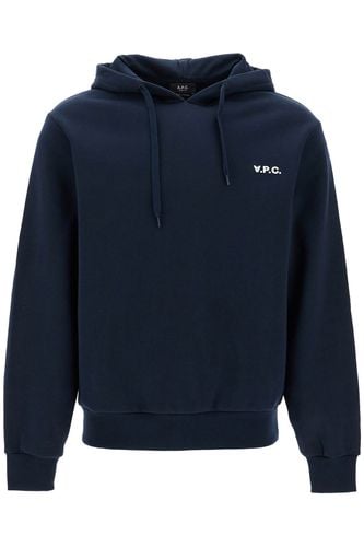 A. P.C. Hooded Sweatshirt With Flocked - A.P.C. - Modalova