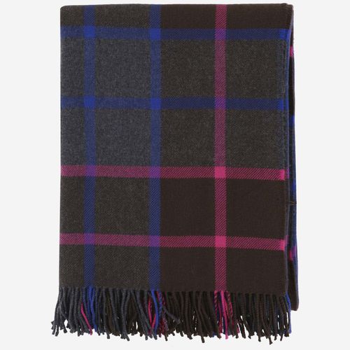 Etro Wool Scarf With Check Pattern - Etro - Modalova