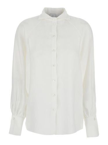 Classic Collar Shirt In Viscose Blend Woman - Eleventy - Modalova