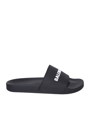 Logo-embossed Pool Slides - Balenciaga - Modalova