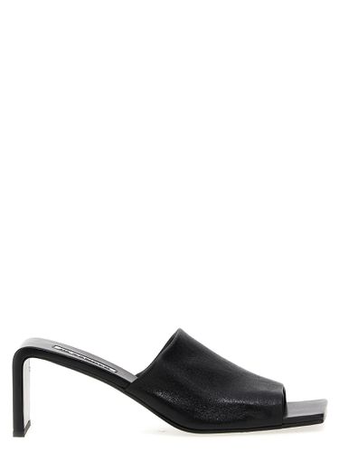 Jil Sander Black Leather Sandals - Jil Sander - Modalova