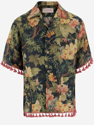 Valentino Multicolor Linen Shirt - Valentino - Modalova