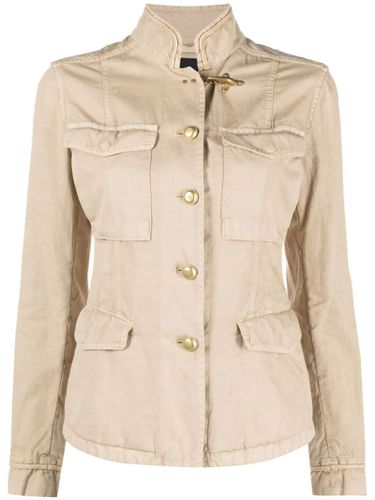 Fay Brown Saharian Jacket - Fay - Modalova