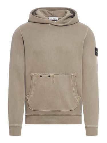 Long-sleeved Compass Patch Hoodie - Stone Island - Modalova