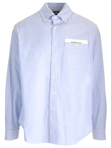 Light Blue Tailored Shirt - Palm Angels - Modalova