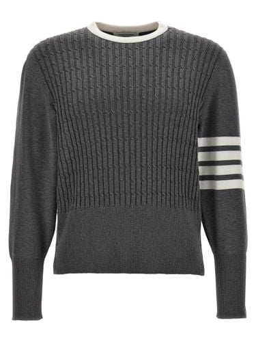 Placed Baby Cable Sweater - Thom Browne - Modalova