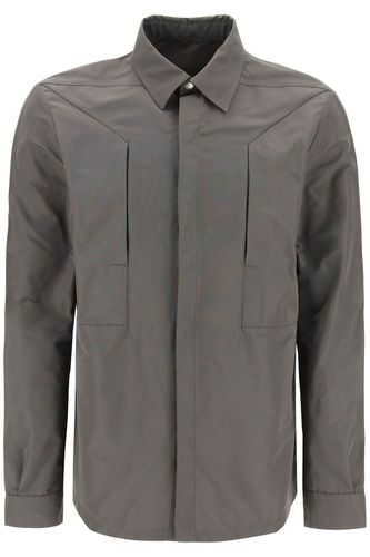 Faille Overshirt With Fog Pockets - Rick Owens - Modalova