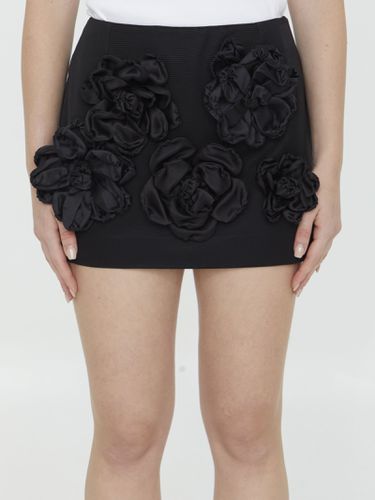 Ottoman Miniskirt With Flowers - Dolce & Gabbana - Modalova