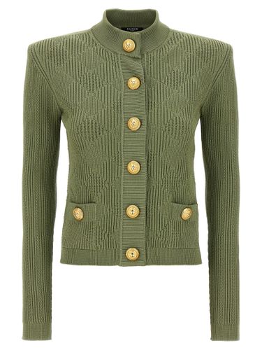 Balmain Openwork Knit Cardigan - Balmain - Modalova