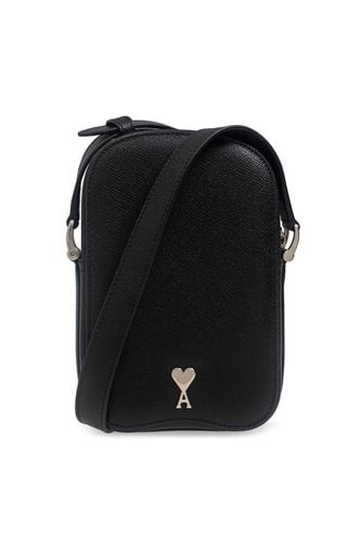 Paris Ami De Coeur Logo Plaque Shoulder Bag - Ami Alexandre Mattiussi - Modalova