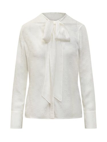 Ferragamo Silk Shirt With Logo - Ferragamo - Modalova