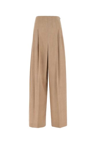 Antiqued Pink Wool Wide-leg Pant - Chloé - Modalova