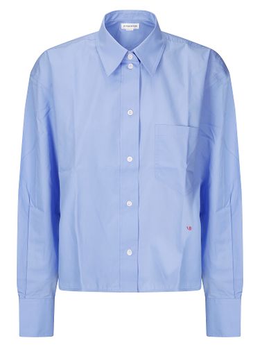 Cropped Long Sleeve Shirt - Victoria Beckham - Modalova