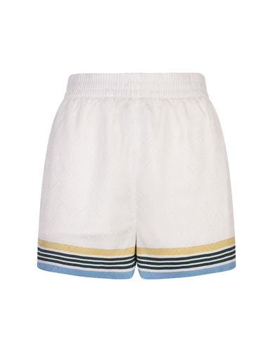 Casablanca Casa Way Silk Shorts - Casablanca - Modalova