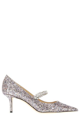 Glittered Pointed Toe Pumps - Jimmy Choo - Modalova