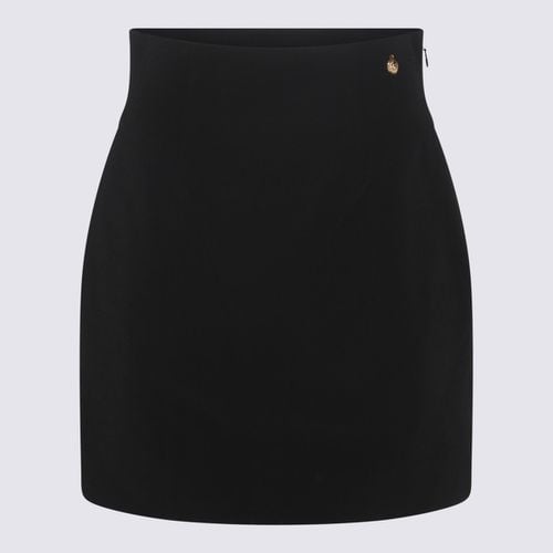 Balmain Black Viscose Skirt - Balmain - Modalova