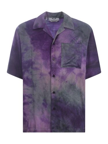 Shirt Msgm In Fluid Viscose - MSGM - Modalova