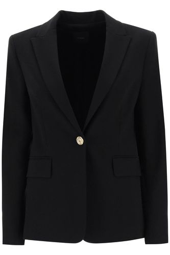 Signum Single-breasted Blazer In Milano Stitch - Pinko - Modalova