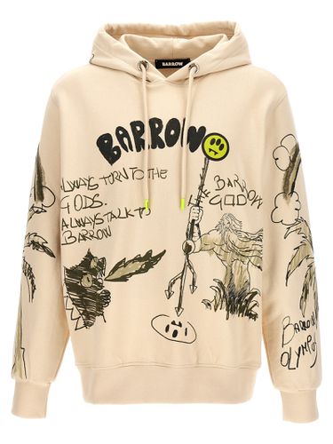 Barrow Printed Hoodie - Barrow - Modalova