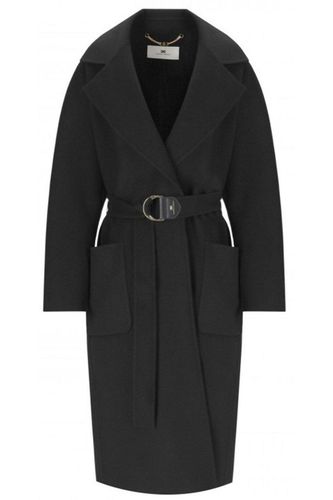 Elisabetta Franchi Belted Wrap Coat - Elisabetta Franchi - Modalova