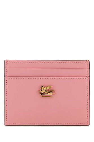 Etro Pink Leather Cardholder - Etro - Modalova