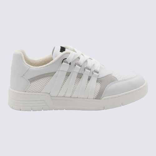 Moschino White Leather Sneakers - Moschino - Modalova