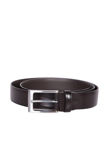 Canali Smooth Cordovan Blue Belt - Canali - Modalova