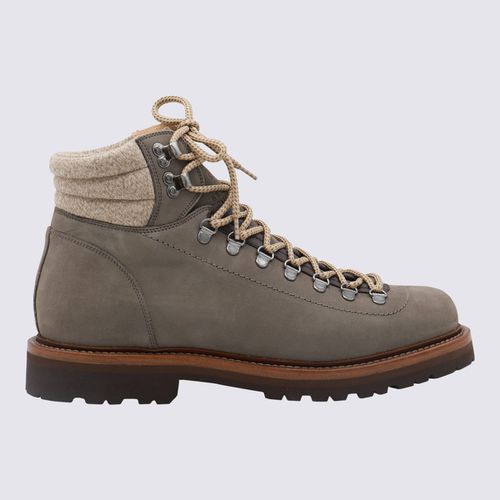 Leather Boots - Brunello Cucinelli - Modalova